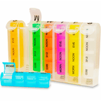 7 Day By 4 Times A Day Pop Up Pill Storage Box