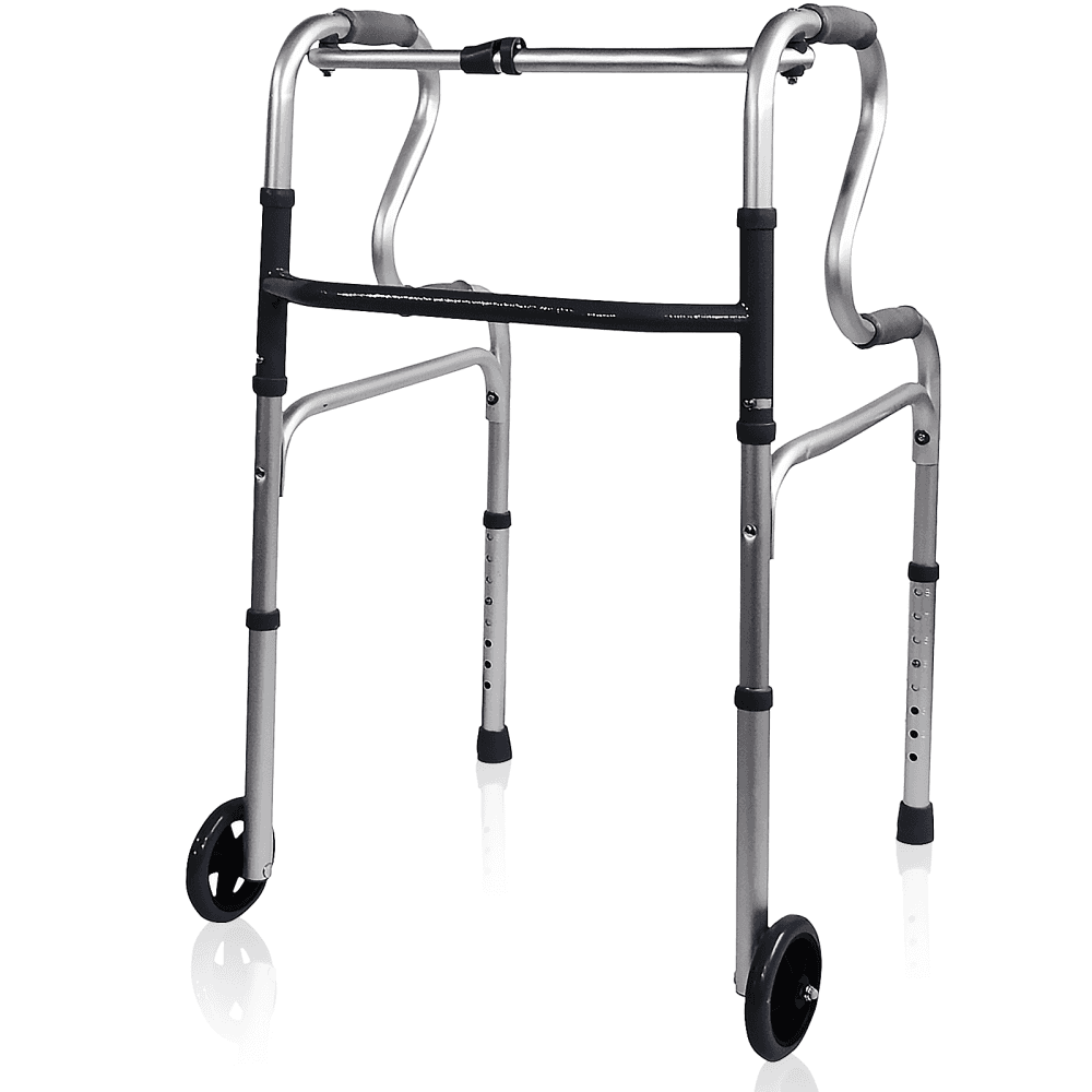 Dual Riser Deluxe Folding Walking Frame