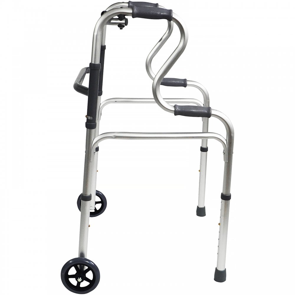 Dual Riser Deluxe Folding Walking Frame
