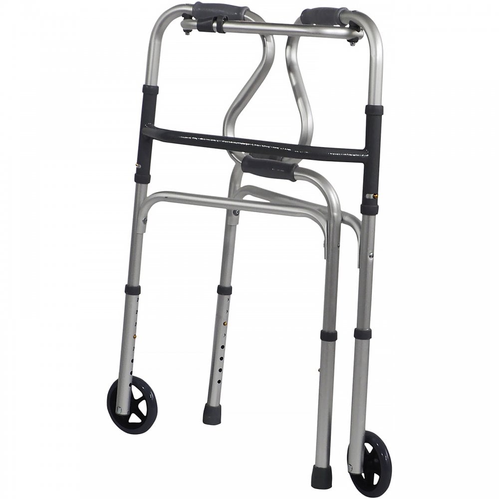 Dual Riser Deluxe Folding Walking Frame