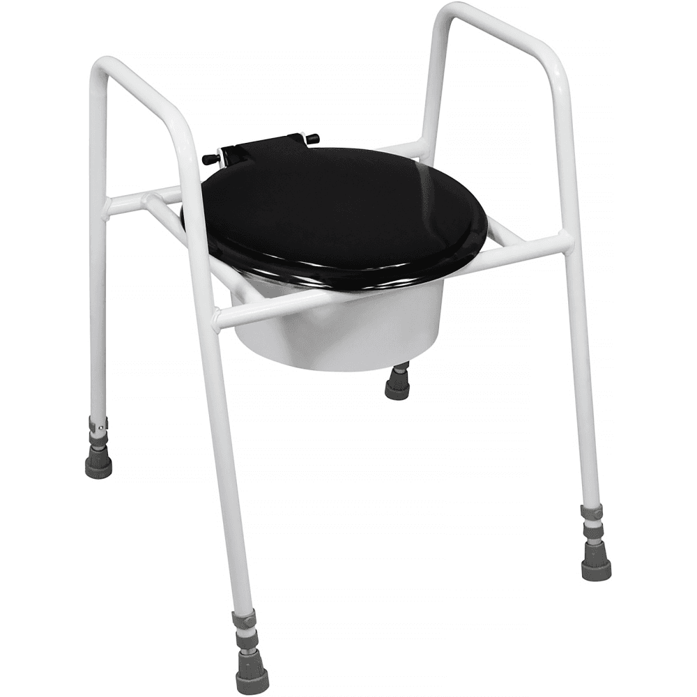 Solo Skandia Raised Toilet Frame with Seat and Lid