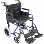 Deluxe Attendant Propelled Steel Wheelchair