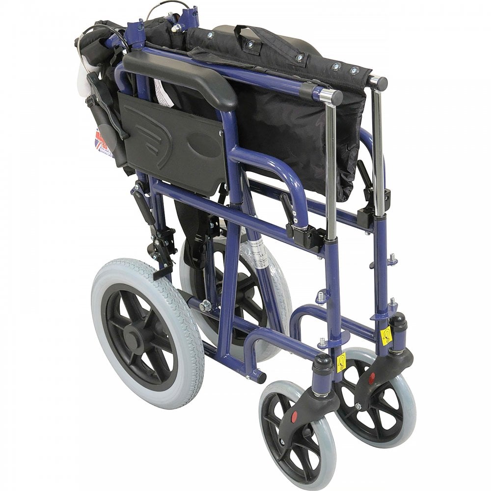 Deluxe Attendant Propelled Steel Wheelchair