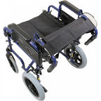 Deluxe Attendant Propelled Steel Wheelchair
