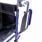 Deluxe Attendant Propelled Steel Wheelchair