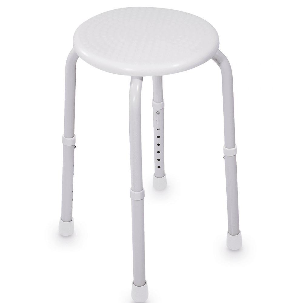 Round Adjustable Multi-Purpose Shower Kitchen Stool