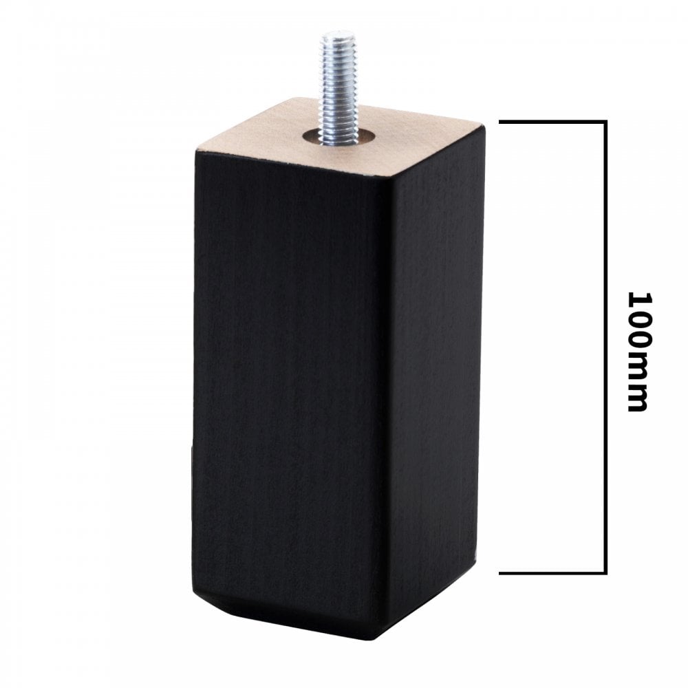 Set of 4 Screw Fixing Bed Raisers 100mm Height