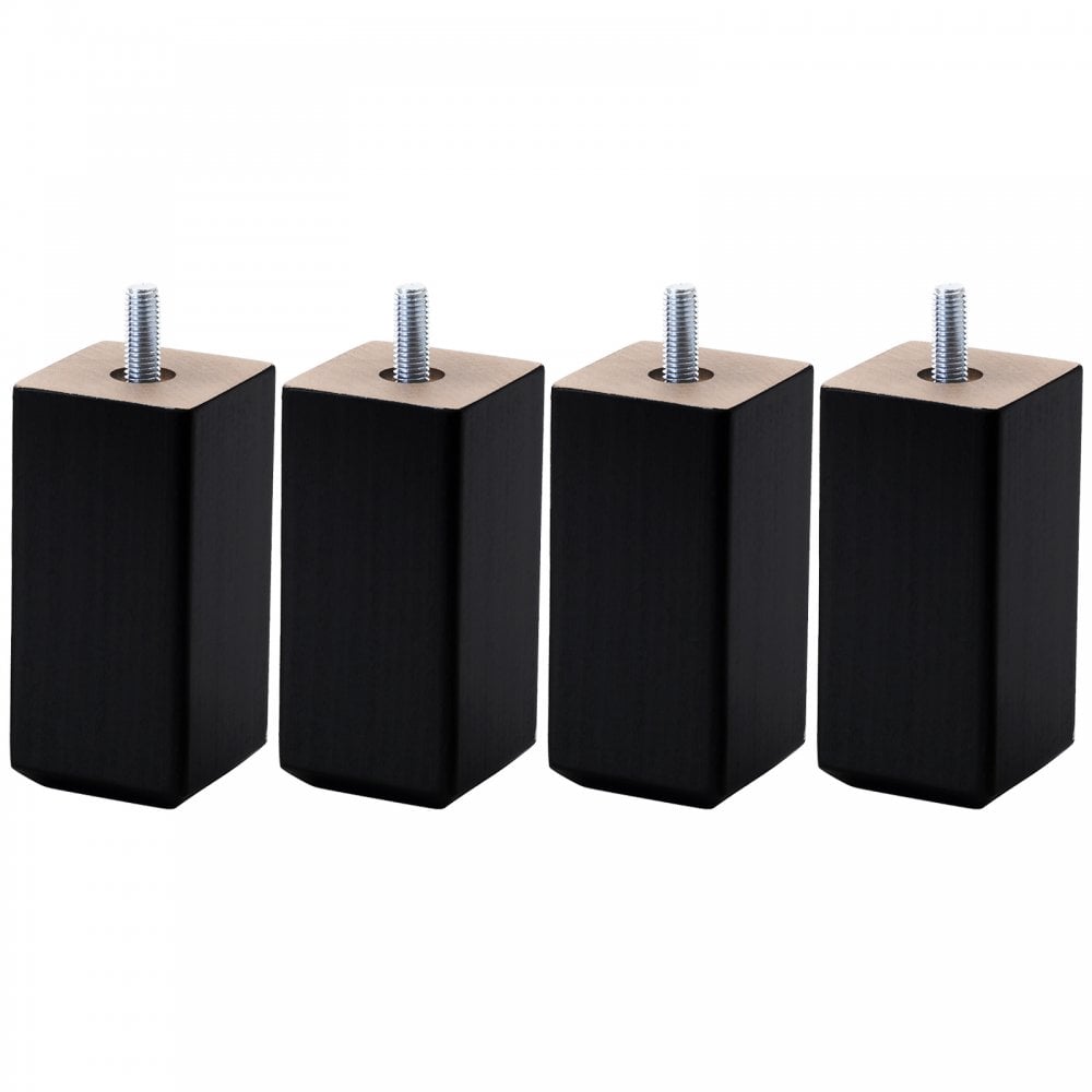 Set of 4 Screw Fixing Bed Raisers 100mm Height
