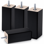 Set of 4 Screw Fixing Bed Raisers 75mm Height