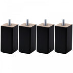 Set of 4 Screw Fixing Bed Raisers 75mm Height