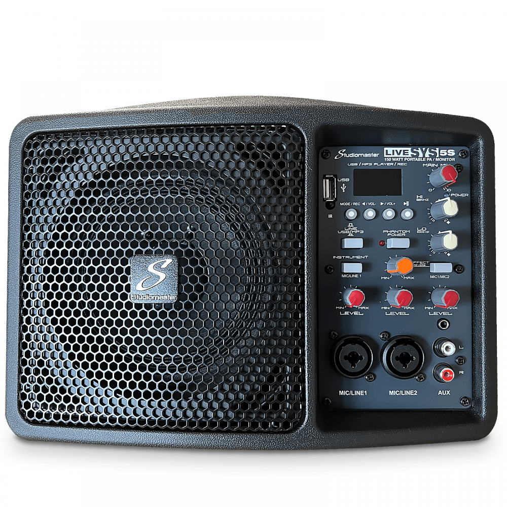 LIVESYS5S 150w Compact Monitor Speaker inc Remote