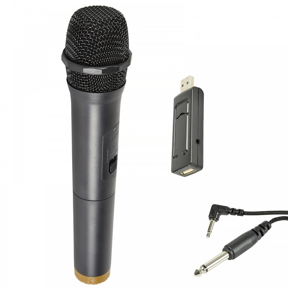 UHF Radio Handheld Microphone with USB Reciever
