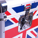 Euro Style Album / 12" / LP Case in Union Jack Finish - Holds 70 Records