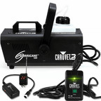 DJ Hurricane 1000 Lightweight Fog Machine W/Wired + Wireless Remote