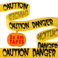 Halloween 2 x 6M Party House Decor Caution Danger Tape
