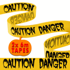 Halloween 2 x 6M Party House Decor Caution Danger Tape