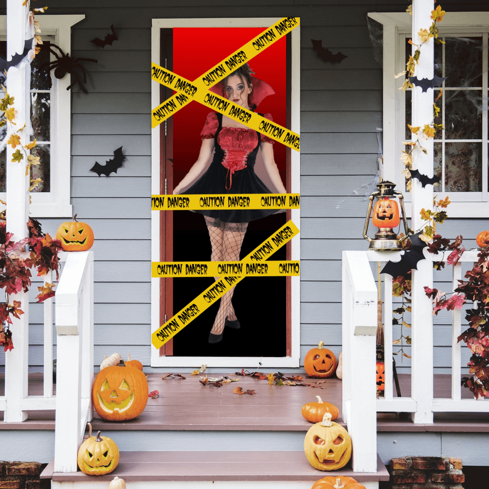Halloween 2 x 6M Party House Decor Caution Danger Tape