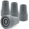 Set Of 4 Replacement Grey Rubber Ferrules 19mm