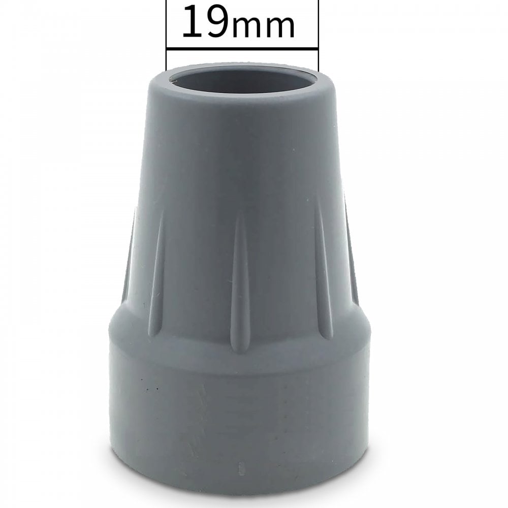 Set Of 4 Replacement Grey Rubber Ferrules 19mm
