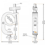 2 Inch Truss Clamp 360 Degree Lighting Heavy Duty