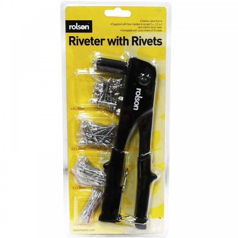 Four Head Rivet Gun with 75 Rivets