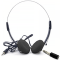 Lightweight Stereo Black Pad Myler Headphones for Schools Tour Companies Bulk