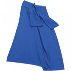 Lightweight Blue Fleece Blanket with Sleeves