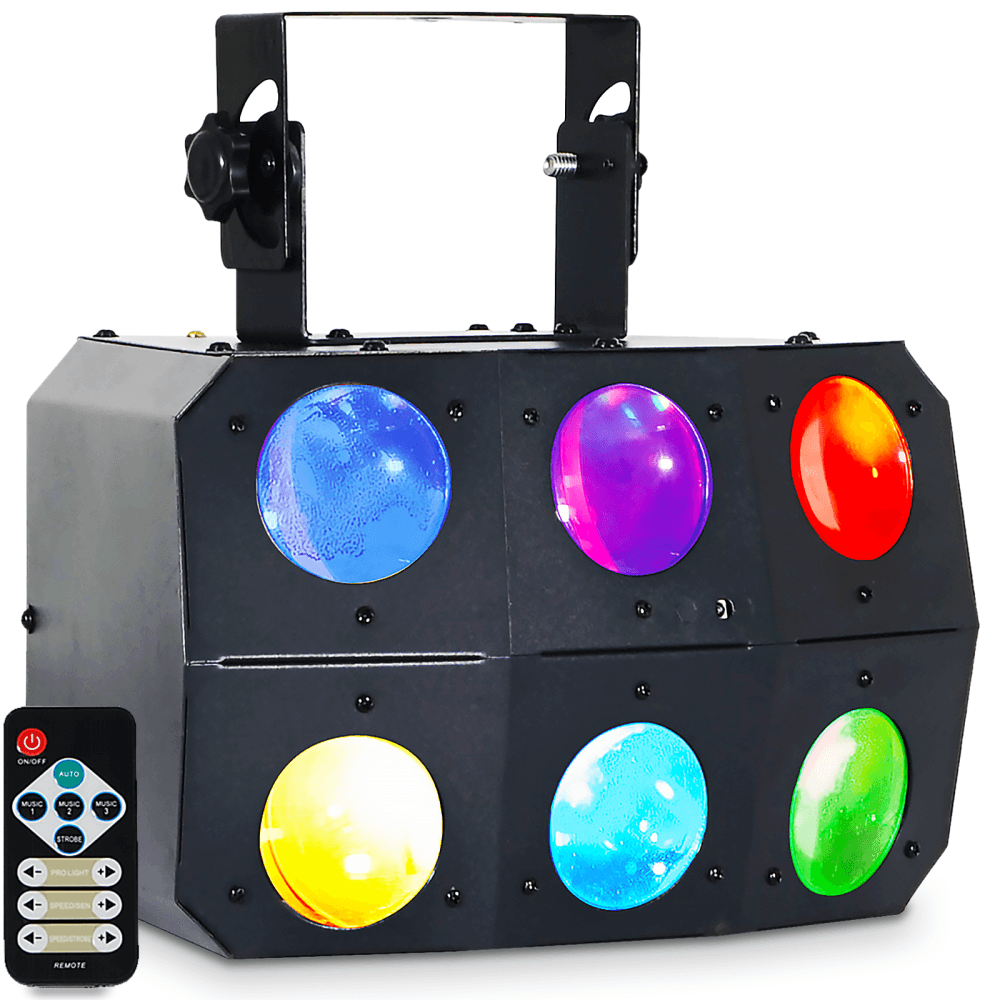 Super Boogie 24 x 3W RGBA LEDs Wide Angle Lighting Effect