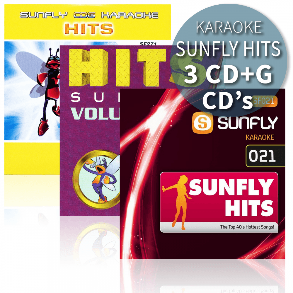 BIG Karaoke Hits of Sunfly Triple CD+G Decades 5
