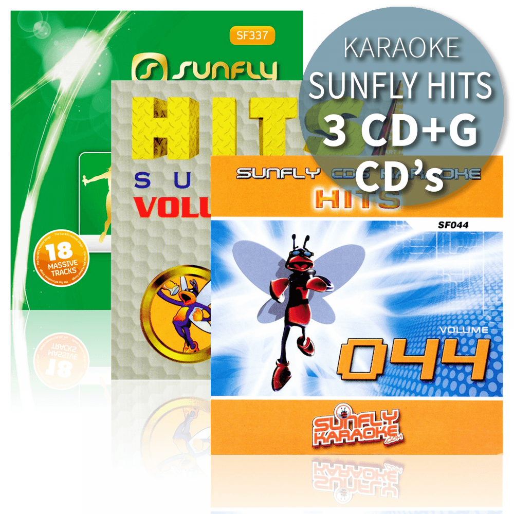 BIG Karaoke Hits of Sunfly Triple CD+G Decades 6
