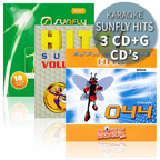 BIG Karaoke Hits of Sunfly Triple CD+G Decades 6