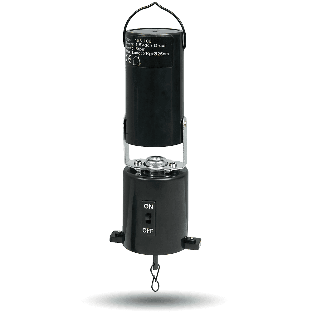 Battery Powered Mirrorball Motor for Mirror Balls up to 2kg