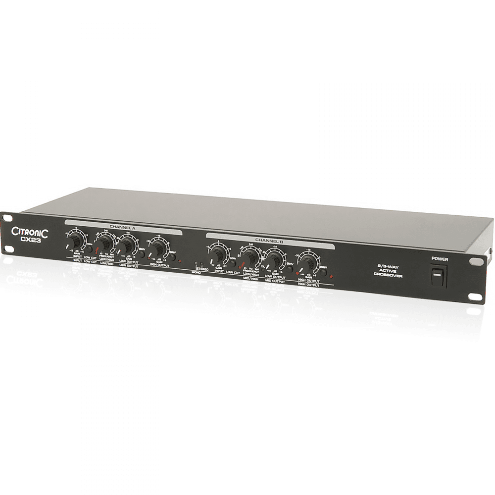 CX23 Professional Active Crossover 2 Stereo 3 Way Mono