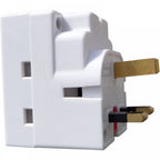 3 Way Switched Surge Protected Plug Adaptor