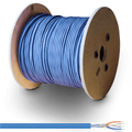Blue 4 Core High Quality Screened Flexible DMX Cable 100m Reel