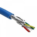Blue 4 Core High Quality Screened Flexible DMX Cable 100m Reel