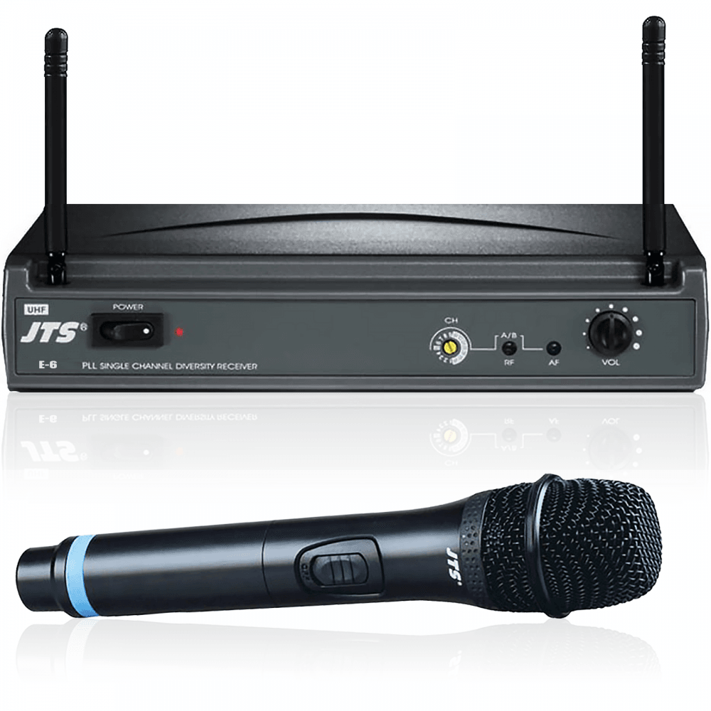 E-6 UHF Handheld Wireless Radio Microphone System