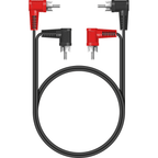 Audio Lead 2 x RCA Plug - 2 x RCA Plug Right Angled Phono Connectors