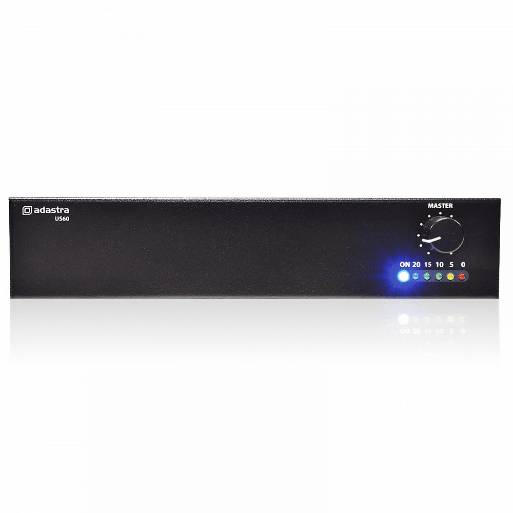US Series Compact 100V / 8 ohm Slave Amplifier 60W