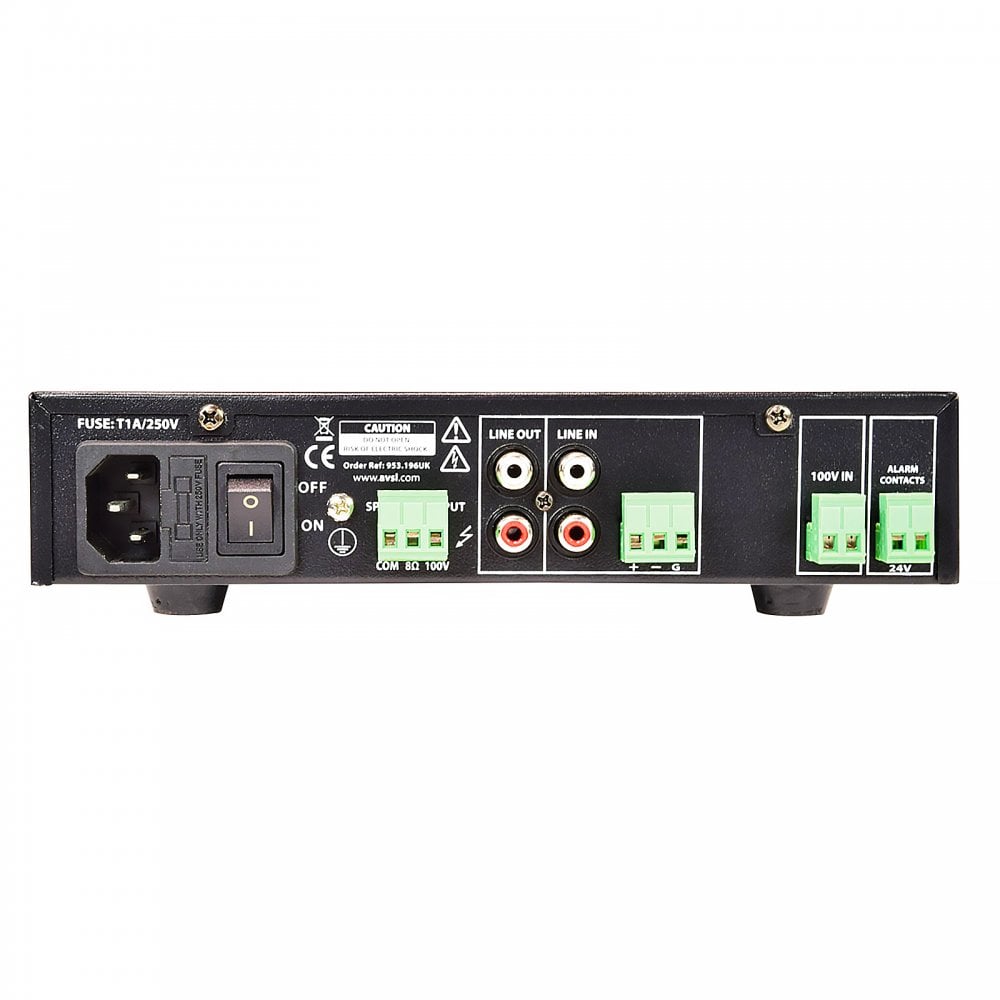 US Series Compact 100V / 8 ohm Slave Amplifier 60W