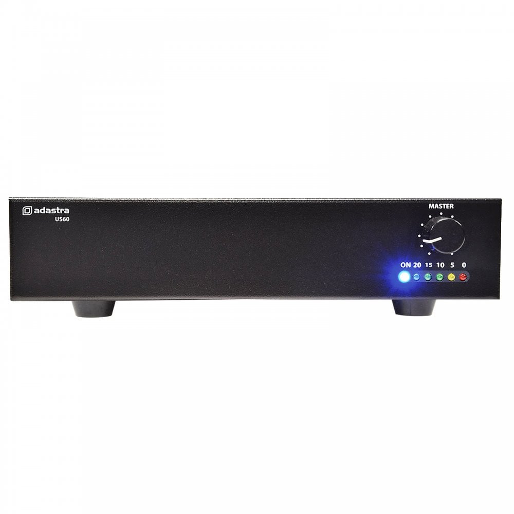 US Series Compact 100V / 8 ohm Slave Amplifier 60W