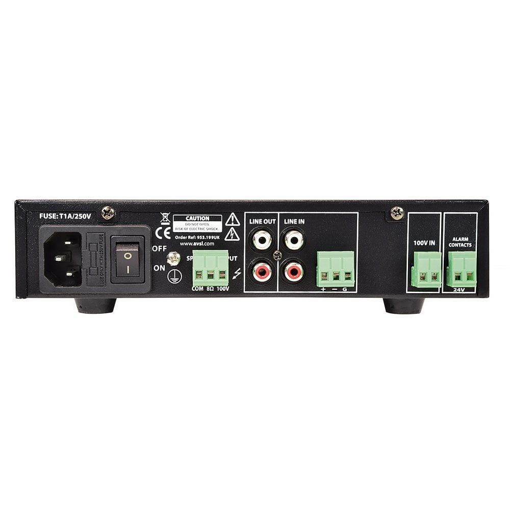 US Series Compact 100V / 8 ohm Slave Amplifier 90W