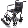 Compact Folding Wheelchair Aluminium Transit Chair