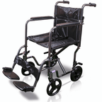 Compact Folding Wheelchair Aluminium Transit Chair