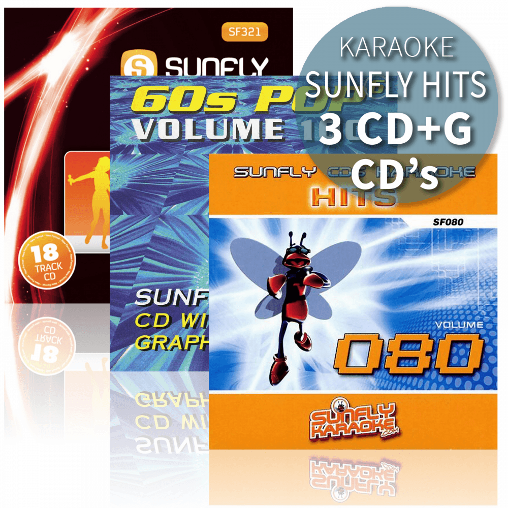 BIG Karaoke Hits of Sunfly Triple CD+G Decades 15