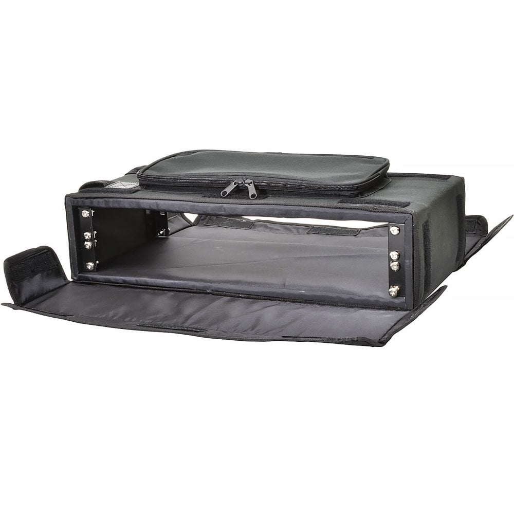 19 Inch 2U Front and Rear Flap Rack Case