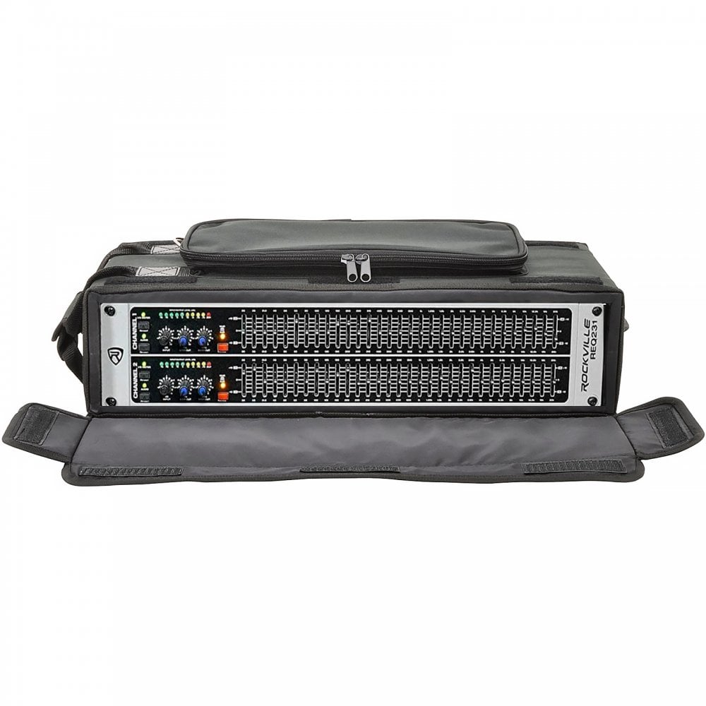 19 Inch 2U Front and Rear Flap Rack Case