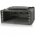 19 Inch 4U Front and Rear Flap Rack Case