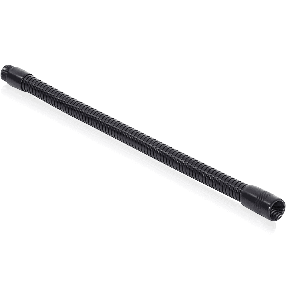 Black Heavy Duty Gooseneck with Standard Fitting