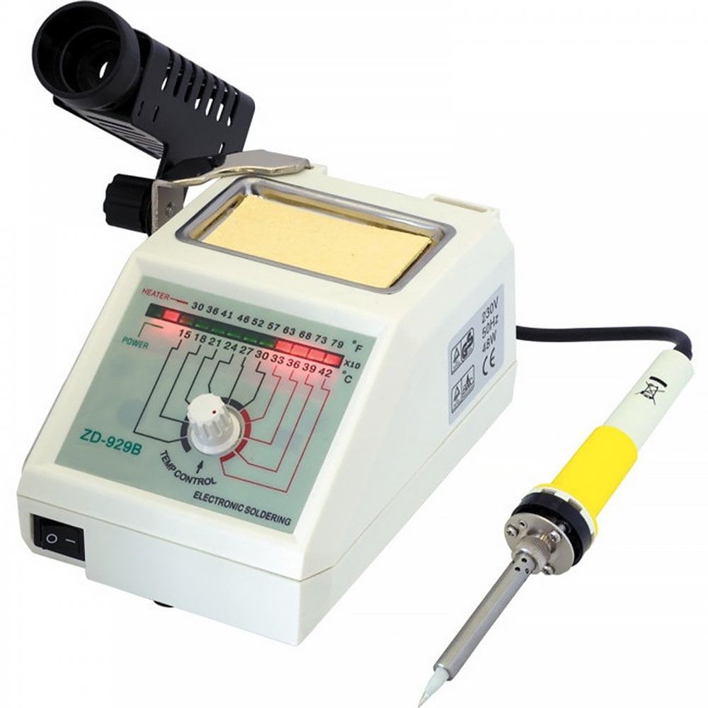 Temperature Controlled Professional Soldering Iron Station with LED Indicator
